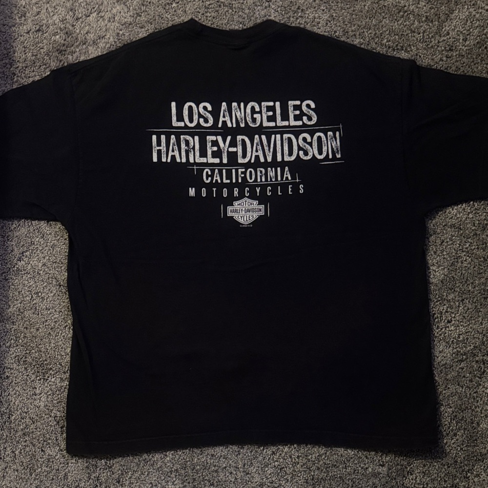 Harley-Davidson Black and White Los Angeles Tee
